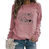 Photo Gallery womens pig cow sheep animal graphic sweatshirt cute funny farm shirt long sleeve crew neck comfy pullover tops Photo Gallery womens pig cow sheep animal graphic sweatshirt cute funny farm shirt long sleeve crew neck comfy pullover tops
