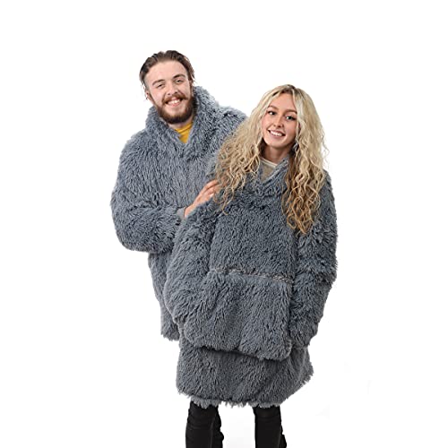 Country Club Yeti Couverture à Capuche Gris Cover