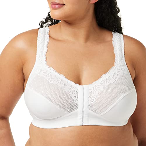 Damart Soutien-gorge ouvert devant Soutien-gorge Femme Blanc (Blanc) 110D (Taille fabricant: 110D)