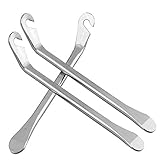 Shuxinmd Stark und langlebig Fahrradreifenhebel, Metallreifenhebel Entfernen von Werkzeug-Kit Reparatur Fahrradschlauch Reifenentfernung - 3 Stück universelles Fahrradzubehör