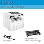 HP LaserJet Pro MFP 4101fdn Printer, Print, scan, copy, fax, Fast speeds, Easy setup, Mobile printing, Advanced security, Best for small teams, Ethernet/USB only - Image 5
