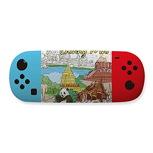 Étui à lunettes panda de Chiang Mai : boîte de rangement créative pour gamer
