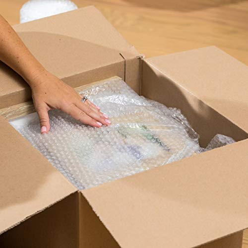 Duck Brand Bubble Wrap Roll, Original Bubble Cushioning, 12" X 175', Perforated Every 12" (1053440), Clear #TOP4