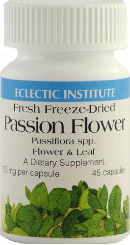 Amazon エクレクティックサプリメント パッションフラワー 45cap Passion Flower Eclectic Institute サプリメント ビタミン