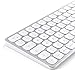 immagine 1SATECHI Tastiera con Cavo USB in Alluminio e tastierino numerico Compatible con iMac - 2020 iMac, iMac PRO, 2020 Mac Mini e Altri (Tedesco, Argento)