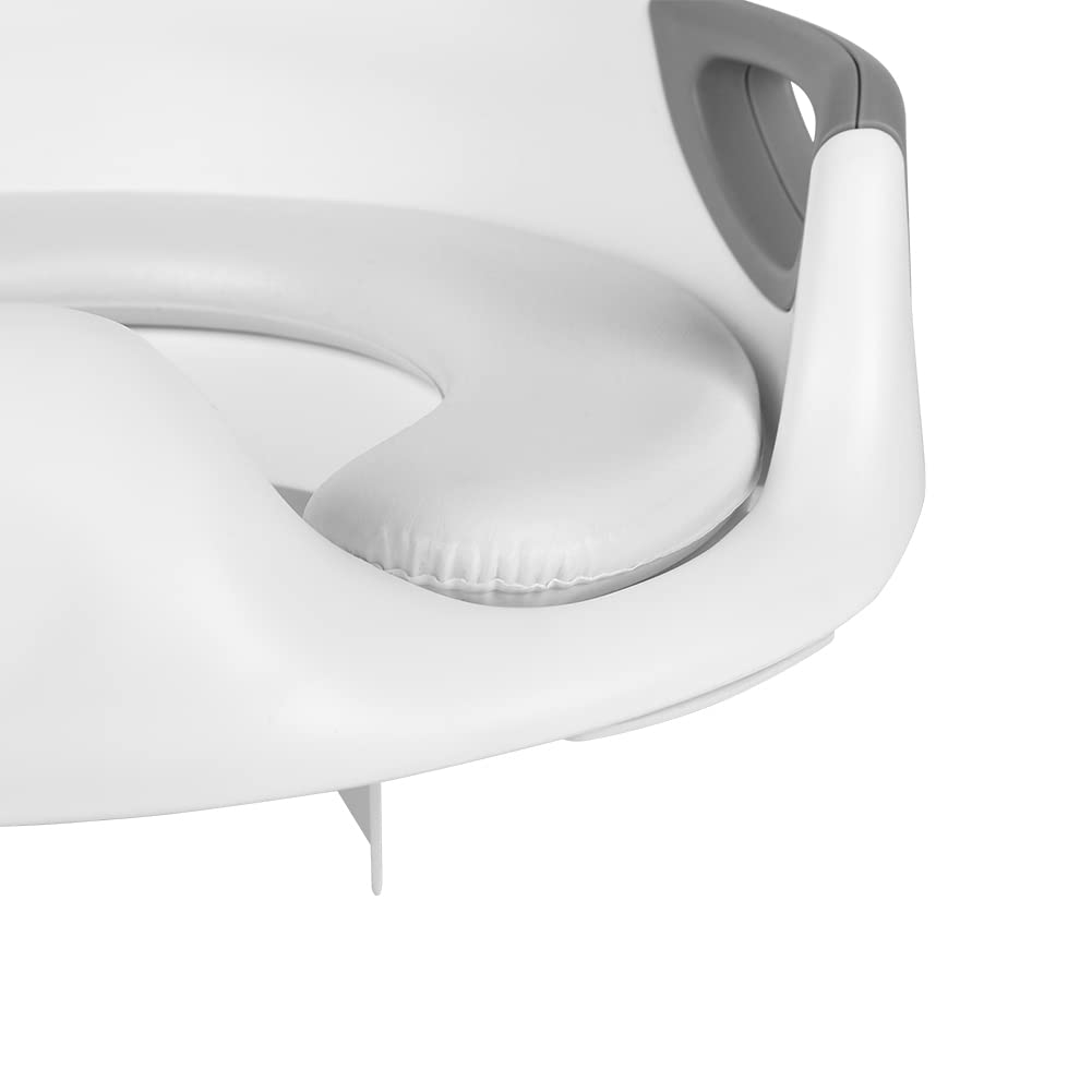 Riduttore WC Bambini con Cuscino, Riduttori WC per Bambini, Sedile da Toilette, Bambino Allenatore Vasino Sedile del water, Adatto a Bambini di Circa 1-7 Anni-37 * 33 * 16 cm-bianco