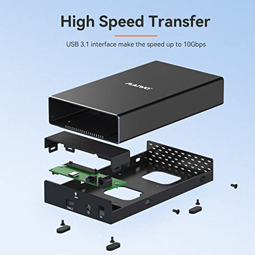 Caja Externa MAIWO para Disco SAS 2.5/3.5 con USB-C miniatura 4