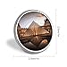 Louvre Museum in Paris Round Lapel Pins for Men Women Metal Button Pin Fashion Personalized Brooch Pins for Men Suits Cute Brooch Badge for Backpack Clothing Hat Bag Decoration