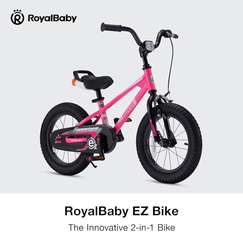 image for Royalbaby Freestyle EZ Kids Bike, Easy Learn Balancing to Biking, 14 I