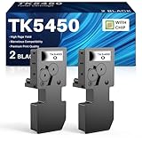 INK4U TK5450K Toner compatible avec TK5450 Toner noir. (TK-5450K, 2 cartouches noires, avec puce)