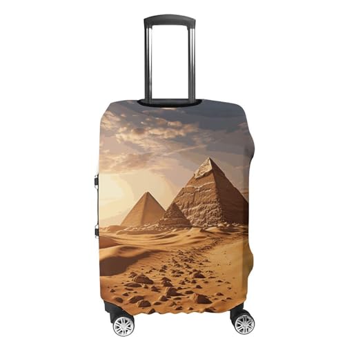 Carry on Luggage Cover Pyramid Africa Desert Suitcase Covers for Luggages Tsa Approved Travel Luggage Sleeve Protector Elastic Suitcase Protector Anti-Scratch Washable Fits 19-30 Inch Case -XL4