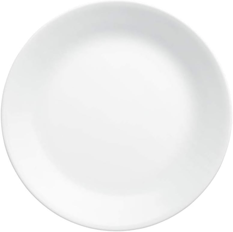 Corelle Winter Frost White Dinner Plates Set (10-1/4-Inch, 6-Piece)