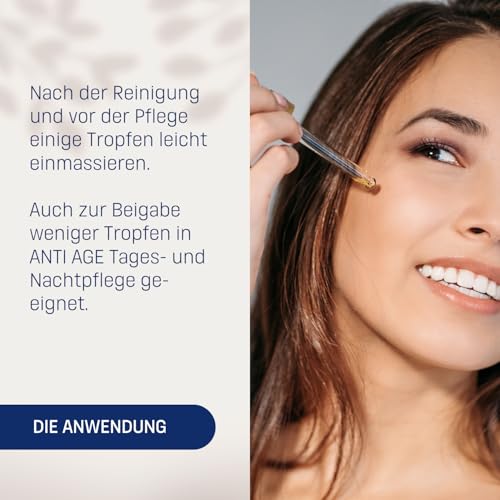 EUBOS ANTI AGE I Multi Active Face Oil I Nährende Gesichtspflege zur Restrukturierung und Straffung der Haut I Mit wertvollen Ölen und Vitaminen I Fördert Elastizität und Feuchtigkeit I Vegan I 30ml