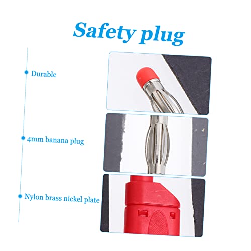 TEHAUX 20 Pçs Plugue Banana Fio De Alto-Falante Plugue Banana Pinos Conectores Plugues Banana Plugue