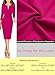 VFSHOW Womens Front Zipper Tie Waist Bow Belted Slim Wear to Work Business Office Bodycon Pencil Dress (Hot Pink, X-Small) 10765 HPIK XS