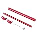 Price comparison product image Balance Bar Motorcycle, Qiilu Aluminum Alloy CNC Balance Bar Crossbar Handlebar Extended Reinforcement for Motorcycle Scooters(Red)