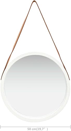 Miniatura 6 de Espejo de pared con correa, espejo para sala de estar, espejos para pared, espejo de pasillo, decoración elegante de oficina, espejos de baño, para