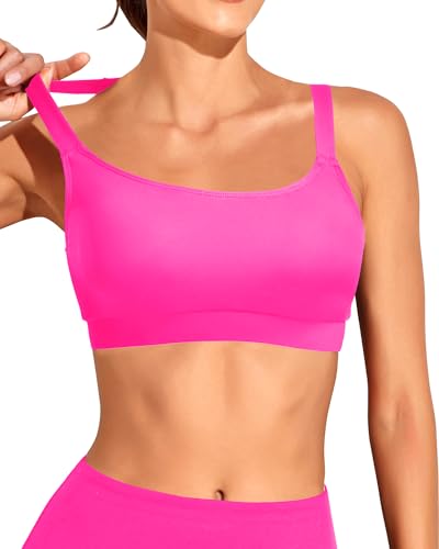 Image of Tempt Me Women Sports Bra Swim Crop Tops Only | Scoop neck, Bathing suits top, Removable cups, Adjustable straps
