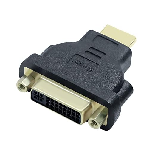 DTech DVI Female to HDMI Male Adapter Bi-Directional DVI-I 24+5 Port Converter