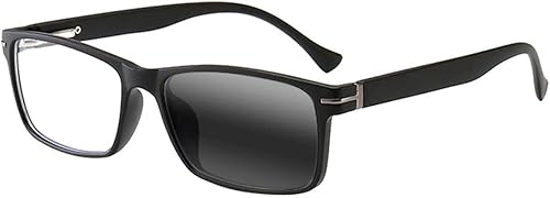 Varifocal multifocal progresivo para hombres y mujeres, rectangular, elegante, UV400, a prueba de rayos ultravioleta, vidrio de lectura