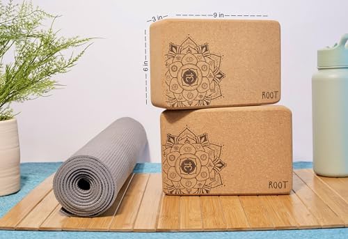 Ultimate Eco-Friendly Yoga Blocks | Premium Portuguese Cork Bricks | High Density, Non-Slip, Natural Material | Moisture-Proof | Better Support, Balance & Comfort | Ideal for Yoga, Pilates and Stretching - Image 5