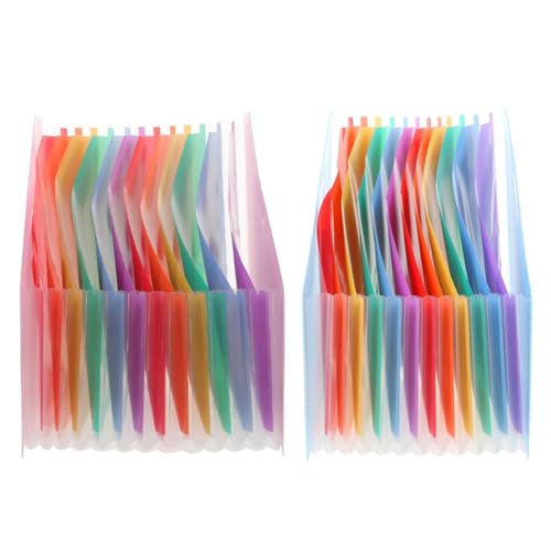 Porte-documents pour documents A4 grand format avec trieur de bureau rose bleu