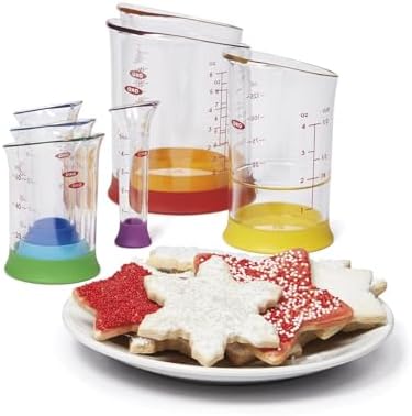 OXO Good Grips 7-Piece Nesting Measuring Beaker Set, Multicolored - Thumbnail 4
