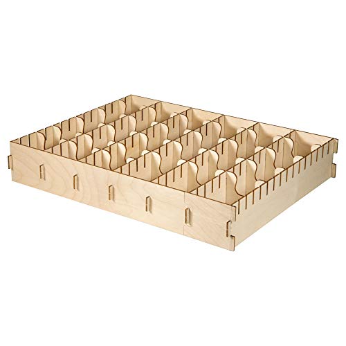 The Broken Token European Card Organizer - Hobby Lobby All Media Artist's Supply Sketch Box Compatible Wooden Storage Box for Card Games