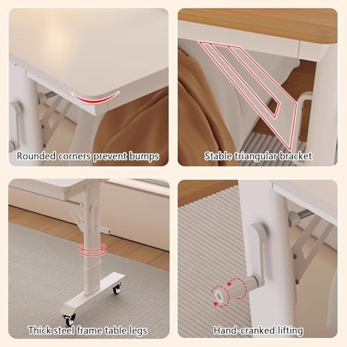 Table de lit réglable en hauteur contre les douleurs posture sur ordinateur - 8