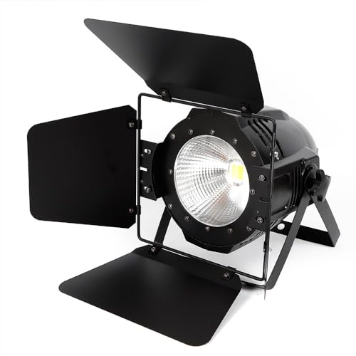 Lampe de scène LED COB 200 W - Par - Éclairage de scène LED - Paire de lumière de scène - Blanc froid - DMX512 | 6 canaux - 3200 K/6500 K - Spot...
