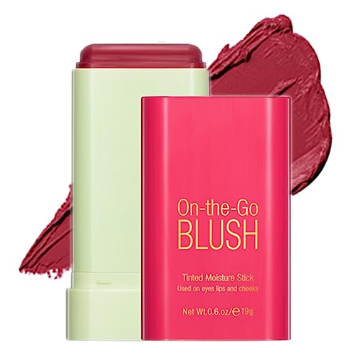 Mysense Red Cream Blush Stick 02 Hot Red
