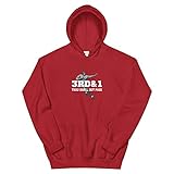 3rd & 1 Thou Shall Not Pass Football Hoodie Red
