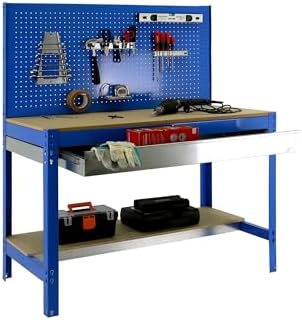 SimonRack Banco de Trabajo Taller, Capacidad Carga 600 kg, 1445x1...