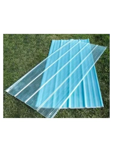 Placas policarbonato para techar el invernadero del jardín, pack de 6 chapas de 100cm funcionales