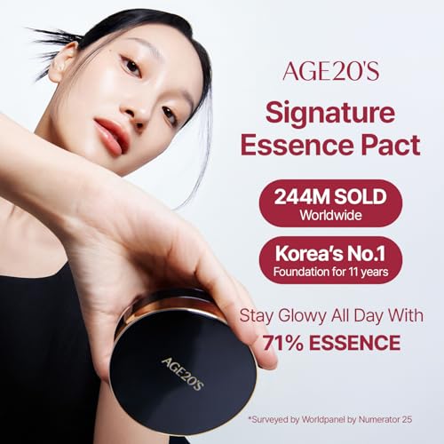 AGE20'S Signature Essence Pact Mini – 21N Vanilla Cushion Foundation SPF 50+ — view 2
