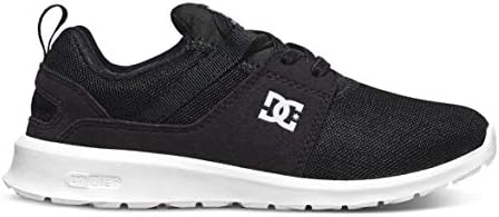 DC Unisex-Child Heathrow Skate Shoe, Black/White, 11 M M US Big Kid | Image 2