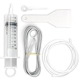 Refrigerator Frozen Water Line Tools Refrigerator Cleaning Device Water Line Dredge Drain Cleaning Tools Refrigerator Water Line Unfreezing Kit Fridge Cleaner Fridge Water Dispenser Repair Tool 5 Pcs