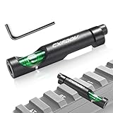 CXFDDV Scope Leveling Kit, High Precision Bubble Level with High Visibility Green Fluid & Shockproof Design - Professional Rifle Scope Mounting Tool for Shooters