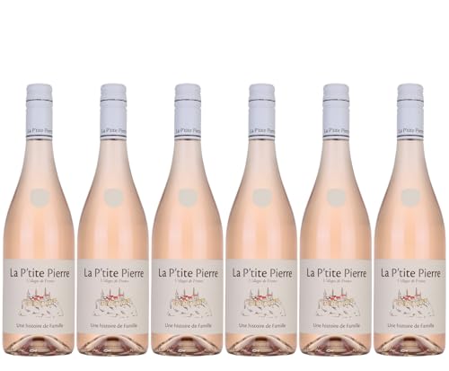 La Ptite Pierre - Rosé Wine Fresh & Fruity French Rosé Wine (6 x 0 75 L)
