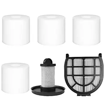 4 Pack Foam & Felt Filters, 1 Pre-Motor Filter & 1 Post-Motor Hepa Filter for Shark LZ600, LZ601, LZ602, LZ602C APEX UpLight Lift-Away DuoClean Vacuum Cleaner. Compare to Part # XFFLZ600 & XHFFC600.
