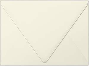 LUXPaper A2 Contour Flap Invitation Envelopes - Midnight Black, 80lb Text Weight, 50 Count Pack