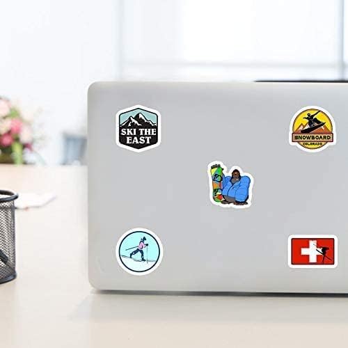 スキー　シール Amazon.co.jp: スキーステッカーセット 50枚入り スキー防水デカール