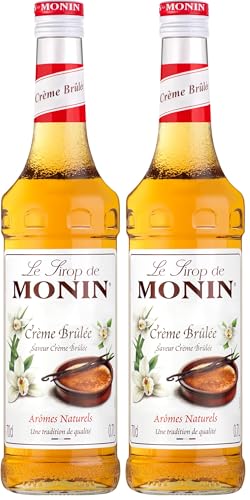 Monin Sirup Créme Brûlée, 0,7 Liter (Packung mit 2)