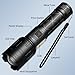taoquwe Rechargeable LED Flashlights High Lumens, 99,000 Lumen Super Bright Flashlight with 7 Modes & Waterproof, Powerful USB Rechargeable Handheld Flash Light for Camping Home(2 Pack)