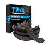 TRQ Rear Brake Shoes Compatible with 2009 Toyota Prius 2007-2018 Yaris