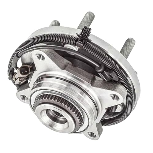 Image of Detroit Axle - RWD 2 Front Wheel Bearing and Hub Assembly for 2015 2016 2017 Ford F-150 with ABS 6 Lugs 2WD