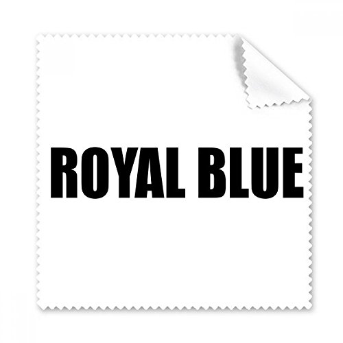 Chiffon de nettoyage tissu bleu royal noir pour écran 5pcs