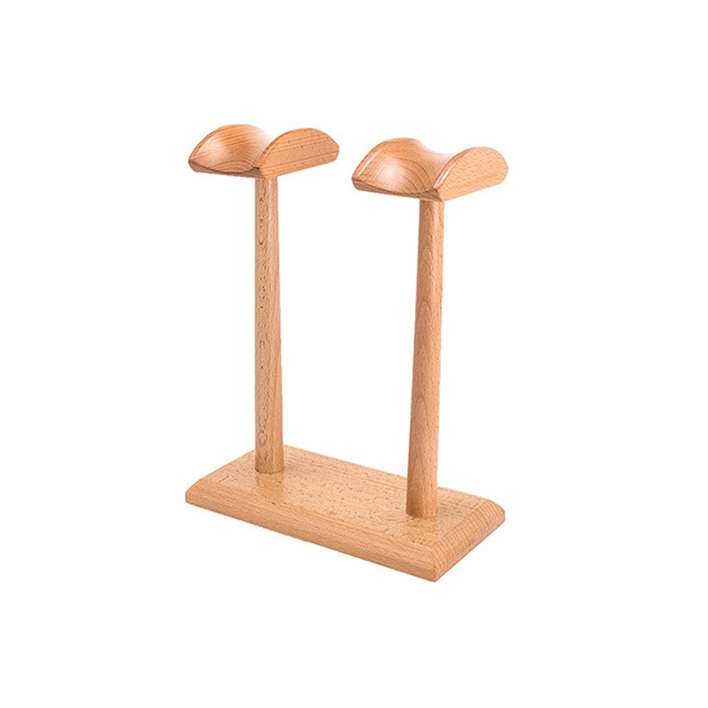 Soporte Auriculares Auricular soporte para auriculares Haguzador de madera para auriculares Holders Binaural Hanger Auriculares Pantalla Soporte Mesa de juego Accesorios Soporte Cascos ( Color : A )