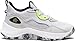 Under Armour Unisex Pre School Curry 3Z 24 Suede, (100) Halo Gray/Black/High Vis Yellow, 3, US