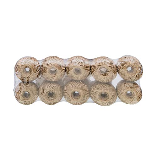 Jüt İp 100 Gram 100 Metre 10 Adet Hasır İpi Çuval İpi 1 Kg